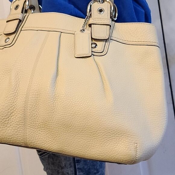 Coach f13733 soho pleated - Gem Coach Leather Pleated pebbled Soho bag F13733